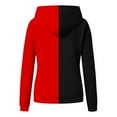 thumbnail image 4 of Gytharion Womens Hooded Sweatshirts with Pocket Fashion Casual Color Blocking Pullover Hoodie Fall Loose Comfy Long Sleeve Blouses for Women, 4 of 4