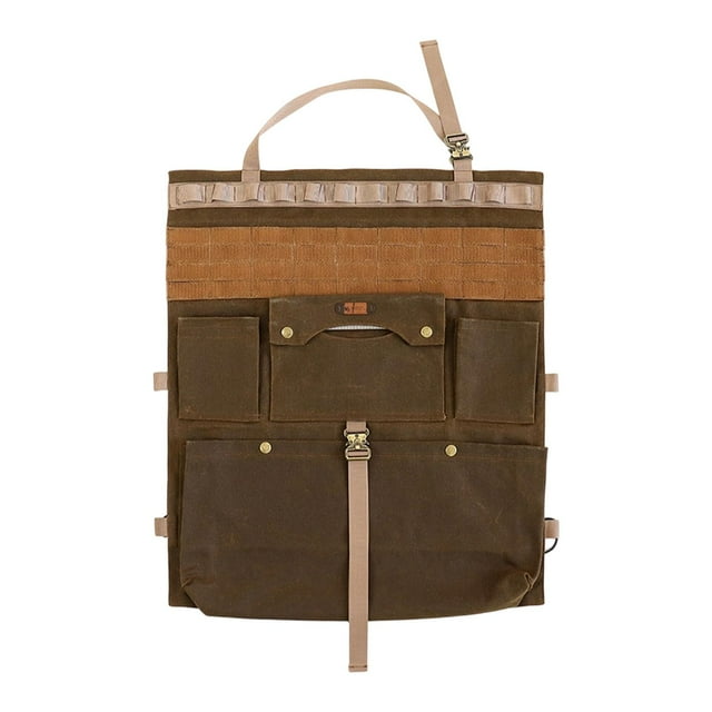 Organizador universal para asiento trasero de coche, bolsa de almacenamiento colgante para sedán Camello