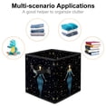 thumbnail image 2 of Virgo Constellation Large Capacity Foldable Clothes Storage Basket Organizer Bins, Storage Bins with Handle, 10.8"x10.5"x10.6, 2 of 6