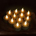 thumbnail image 3 of Velas LED Furora Lighting Negras con Purpurina para Decoración del Hogar, 3 of 8