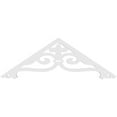 thumbnail image 4 of Ekena Millwork 72"W x 12"H x 1"P (4/12) Pitch Finley Architectural Grade PVC Gable Pediment, 4 of 5