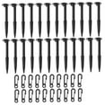 thumbnail image 5 of WHAMVOX  20 Pcs Tent Accessories Floor Nail Set Garden Stakes Plant Black, 5 of 8