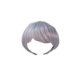 thumbnail image 1 of Bewildely Peluca de fibra de alta temperatura para muñeca, repuesto DIY desmontable, pelo corto, Color sólido, accesorios decorativos para el Muñecas y casas de muñecas Gris, 1 of 6