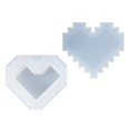 thumbnail image 1 of 1 juego de caja de almacenamiento Pixel Love, molde de resina epoxi de cristal, funda de bricolaje, molde de silicona, transparente, 11 Feliz Sencillez, 1 of 3