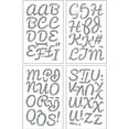 thumbnail image 3 of SEI 1.75-inch Pacifico Glitter Iron-on Letters Transfer, Silver, 3 of 4