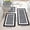 Black337, variant on Tuvgenk Bathroom Rug Sets with Toilet Cover Non-Slip Black Bathroom Rugs Sets 4 U Shaped Machine Washable Quick Drying Floor Mats for Home