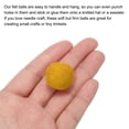 thumbnail image 4 of Wool Felt Balls Beads Woolen Fabric 2cm 20mm Light Yellow for Home Crafts 50Pcs, 4 of 5