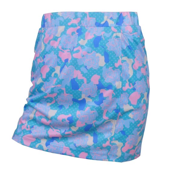 Monterey Club Women's Modern Floral Print Knit Skirt #4816