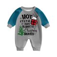 thumbnail image 3 of Christmas Family Pajamas Matching Sets, Merry Christmas Family Pjs Xmas Long Sleeved Top and Pants Family Set Parent Checkered Pjs Xmas, Pajamas for Family Couples Women Men, 3 of 4