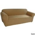 thumbnail image 3 of Classic Slipcovers  Floral Jacquard One-piece Stretch Sofa Slipcover Brown, 3 of 5