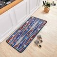 thumbnail image 4 of GZHJMY 4th of July Anti Fatigue Kitchen Floor Mat, Vintage Stripe Star Non Slip Absorbent Comfort Standing Mat Kitchen Runner Rug for Hallway Entryway Bathroom Living Room Bedroom 39 x 20 Inches, 4 of 6