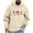 Beige, variant on Fmbrln Mens Trendy Print Hoodies Fall Winter Warm Long Sleeve Hooded Sweatshirts Casual Comfy Pullover Tops with Pockets Beige XL