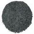 thumbnail image 3 of SAFAVIEH Mariam Leather Shag Area Rug, Grey, 6' x 6' Round, 3 of 3