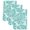 Teal, Green, White, variant on Turquoise Monstera Deliciosa Kitchen Towels Set of 3, Summer Botanical Tropical Absorbent Dish Towels for Kitchen, Microfiber Hand Towel, Quick Drying Tea Towel for Cleaning Decorative Dishcloths