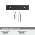thumbnail image 5 of Amerock Maymont 3 inch (76mm) Center-to-Center Rectangle Matte Black Cabinet Pull Backplate, 5 of 7