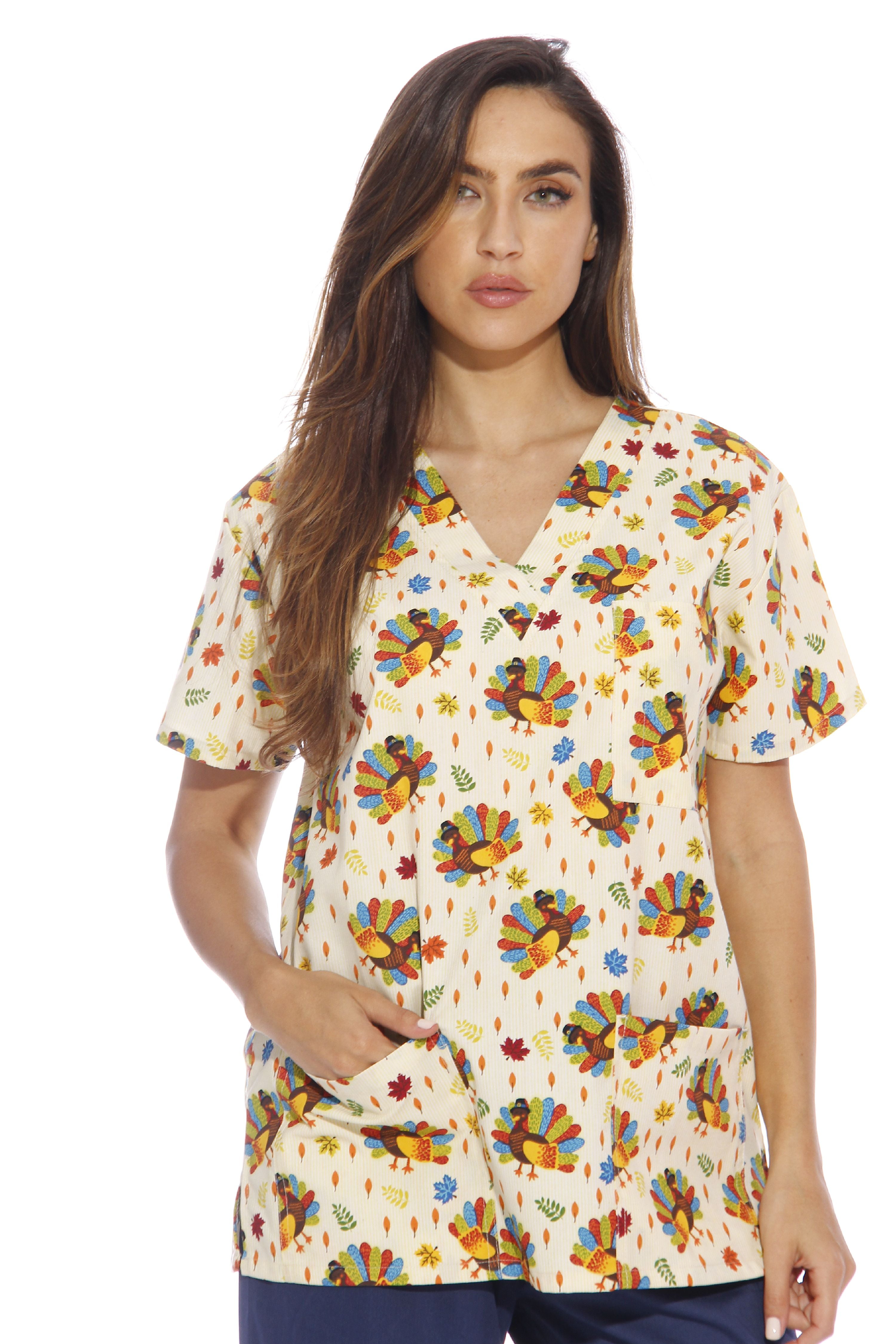 Just Love 216VG42X Just Love Women's Scrub Tops / Holiday Scrubs