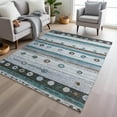 thumbnail image 6 of Dalyn Rugs Machine Washable Indoor/Outdoor Chantille Teal 5' x 7'6" Rug, 6 of 9