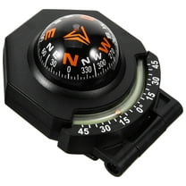 MLINS Car Mount Compass Car Compass Dash Mount 9x7cm Black
