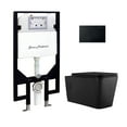 thumbnail image 6 of Concorde Wall-Hung Toilet Bundle 0.8/1.6 GPF Dual Flush in Matte Black with Black Flush Plate, 6 of 12
