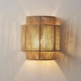 thumbnail image 2 of Arturesthome Japanese-style wall lamp Wabi-sabi style retro hemp rope wall lamp, 2 of 5