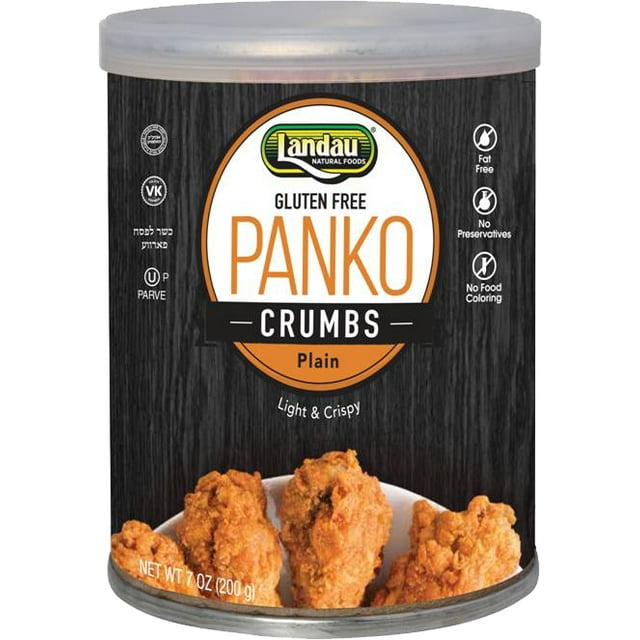 Landau Kosher Gluten Free Panko Crumbs Plain Gluten Free Passover