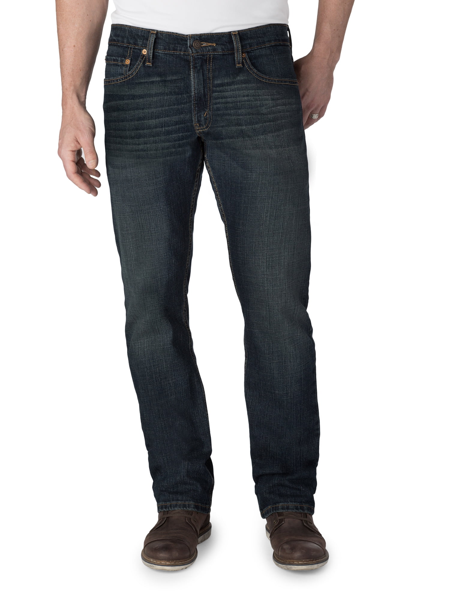 Signature by Levi Strauss & Co Men's Straight Fit Jeans Signature by Levi Strauss & Co Men's Straight Fit Jeans