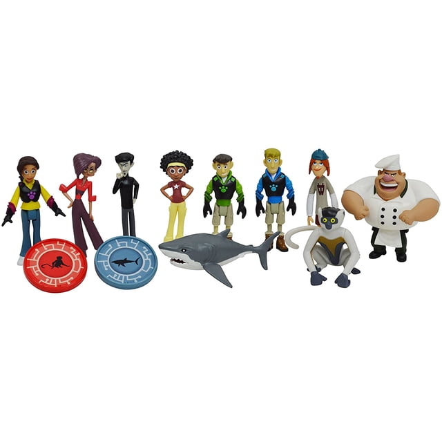 Wild Kratts Toys 10-Pack Juego de regalo de figuras de accio Wild Kratts Wild Kratts