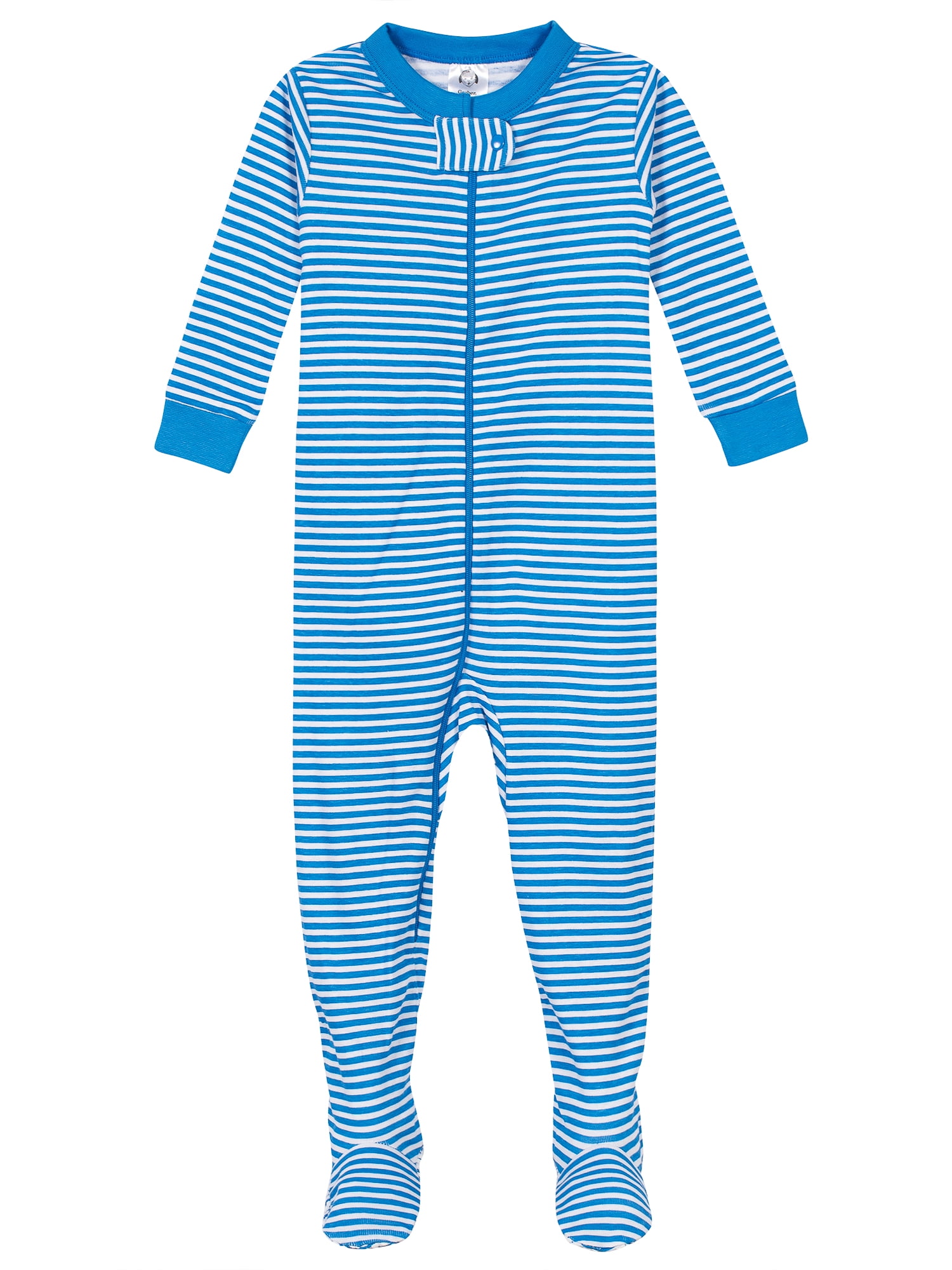 Gerber Baby & Toddler Boys Snug Fit Cotton Footed 1pc Pajamas, 4-Pack (0/3M-5T)