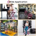 thumbnail image 6 of Byootique 28" Height Tall Director Chair Folding Artist Makeup Head Rest Salon, 6 of 10