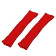 thumbnail image 2 of Moxufan 1 Pair Winter Leg Warmers Warm Japanese Style JK Leg Sleeves Strips Stretchy Fit Knitting Calf Socks Party Sports Yoga Dance Foot Covers,Red, 2 of 8