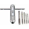 thumbnail image 1 of Bar Handle Ratchet Tap Holder, Adjustable Tap Wrench with 5pcs M3-M8 3mm-8mm Metric T-Shaped Plug Machine Screw Thread Tapping, 1 of 5