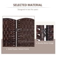 thumbnail image 5 of 6' Tall Wicker Weave 3 Panel Room Divider Privacy Screen - Brown, 5 of 8