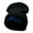 Black, variant on French Rooster Embroidered 12 Inch Long Knitted Beanie - Black OSFM