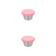 thumbnail image 3 of Bewildely Recipiente para aderezo para ensaladas a prueba de fugas con tapas coloridas, tamaño portátil para recipiente para salsa On Go, color Rosa 2Conjunto, 3 of 6