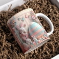 thumbnail image 2 of Tkrady Cute Easter Bunny Mugs with 3D Rabbit Inside Ceramic Bunny Coffee Mug Home Office Centerpiece, Cute Gifts Easter Gifts for Women Kids 12oz (C), 2 of 3