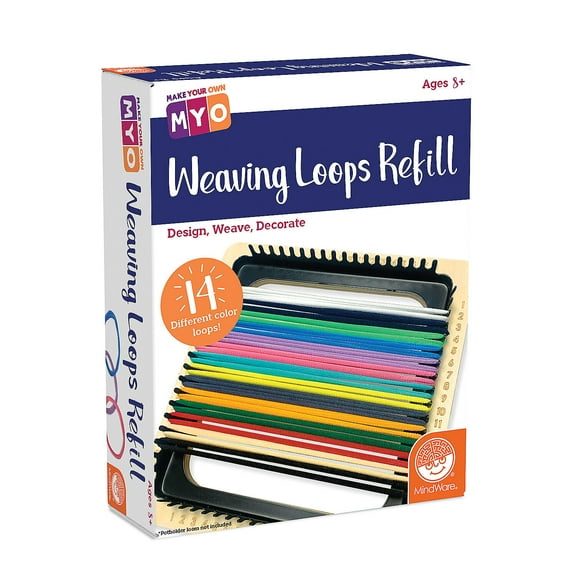 MindWare Make Your Own Weaving Loops Refill Kit - Ages 8 and up