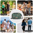 thumbnail image 7 of FORMRS Mini Crossbody Bag for Women Adjustable Rope Shoulder Casual Phone Purse, Green Vibrant Forest Pattern, 7 of 7