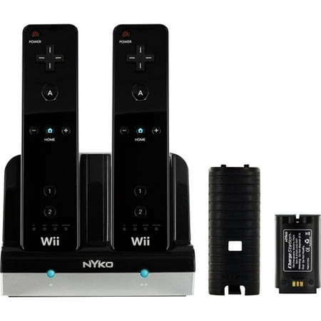Nyko Charge Station for Nintendo Wii, Black, 87016