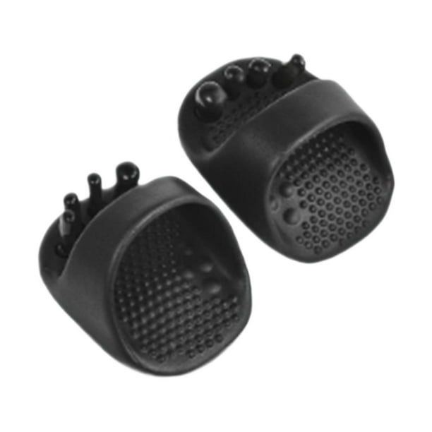 2 piezas de zapatillas de masaje de pies con acupresión, zapatos de masaje, herramienta de masaje de pies, arco negro