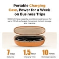 thumbnail image 5 of Tigebraver 2026 AI Smart Glasses With Charging Case, 8MP HD Camera & 1200P/4K Video, ChatGPT Photo Recognition & Q&A, Real-Time Translation (140 Languages), Bluetooth Calling, 5 of 10