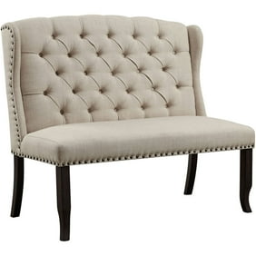 Owstynn Linen Modern Banquette Dining Bench Multiple Colors
