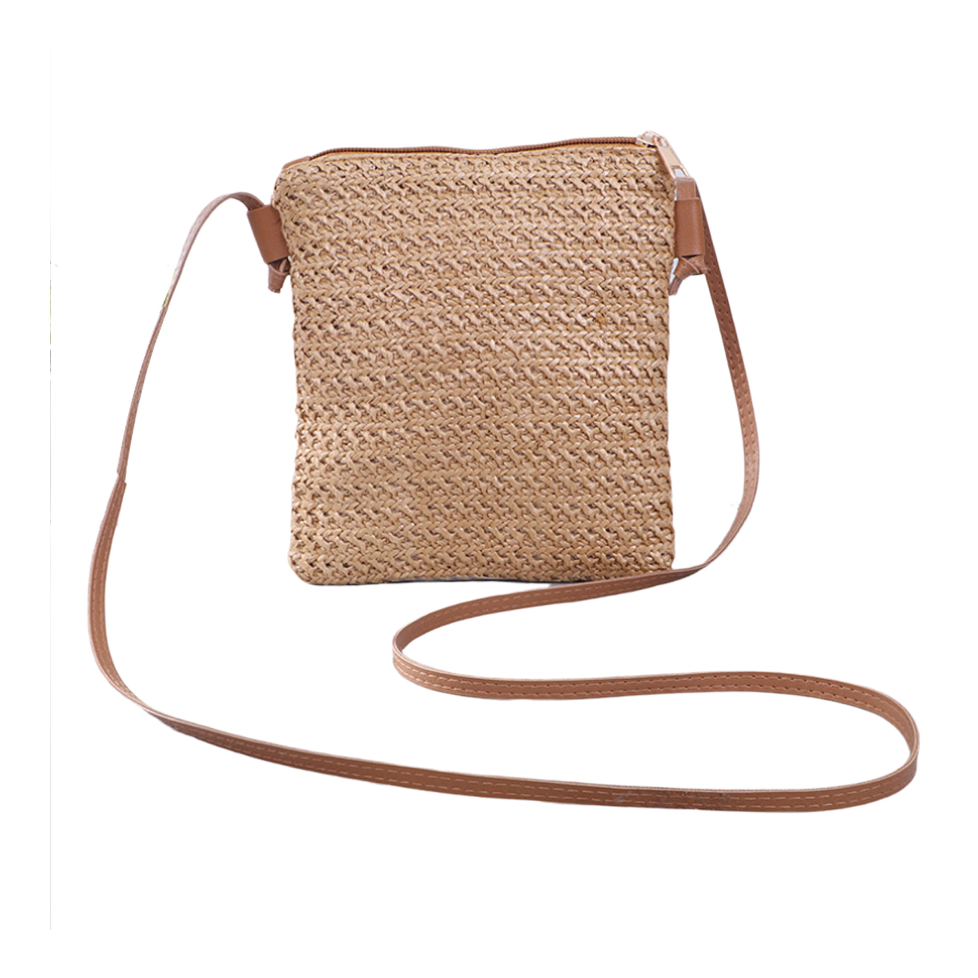 Woven Shoulder Bag Handmade Woven Leather Flap Bags Small Crossbody Bag Handbag for Women 