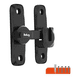 thumbnail image 5 of Cerradura De Puerta Corredera De Granero Belug Negro, 5 of 5