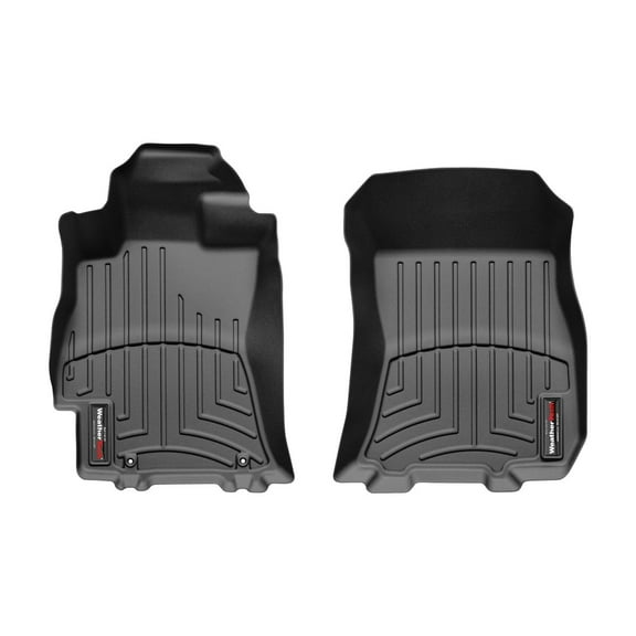 WeatherTech Custom Fit FloorLiners compatible with Subaru Outback, Legacy - 1st Row (Driver & Passenger), Black