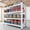 White, variant on 3000LBS Heavy Duty Garage Shelving Units, 48x23.7x70 Inch Adjustable Metal Storage Shelves, 5-Tier Powder-Coated Industrial Utility Rack for Warehouse Pantry