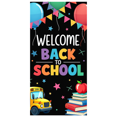 thumbnail image 1 of Welcome Back to School Banner Colorful Educational Backdrop Celebration Classroom Decor Party Supplies Bulletin Display Sign Reusable Event Decoration Festivity, 1 of 4