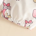 thumbnail image 5 of Newborn Baby Girl Outfit Letter Print Short Sleeve Bodysuit Romper Shirt Bloomers Shorts Set Summer Clothes Kaprioy Girls Clothes 3M 6M 9M 12M 18M, 5 of 9