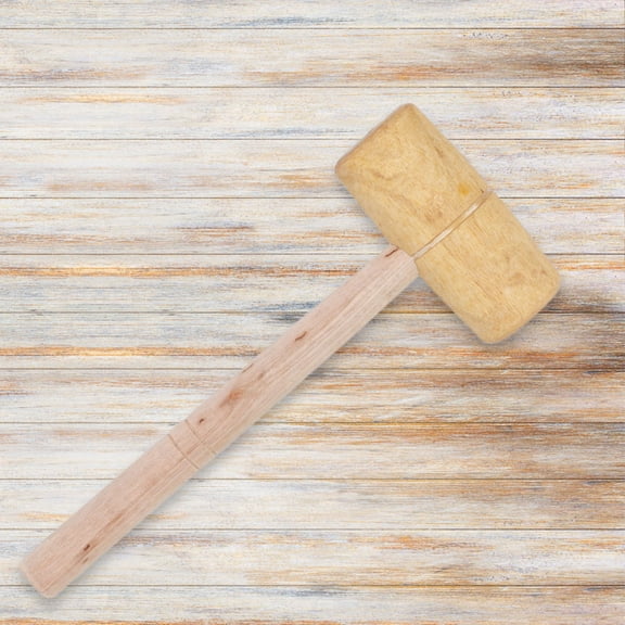 OFFIGAM Wooden Mallet Hammer Multi-Functional for Carpentry, Woodworking, Leathercraft and Projects