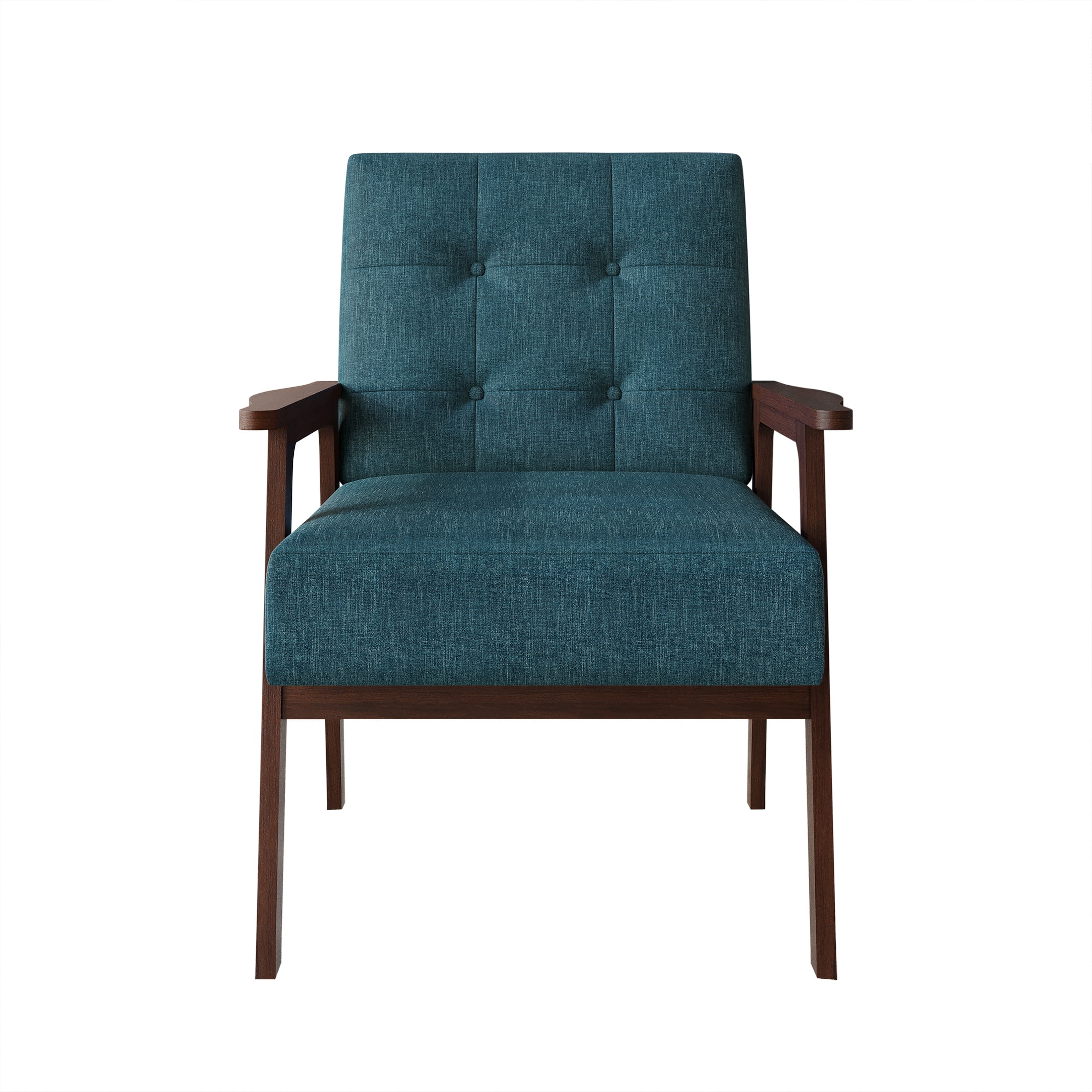 Castle Place Shabby Chic Accent Chair, Blue