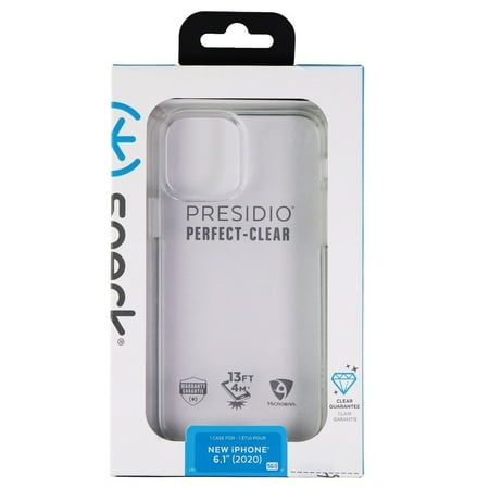 Speck - Presidio Perfect-Clear Case for Apple iPhone 12/12 Pro - Clear